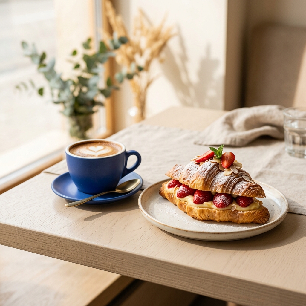 Fika Coffee Kruvasan ve Kahve